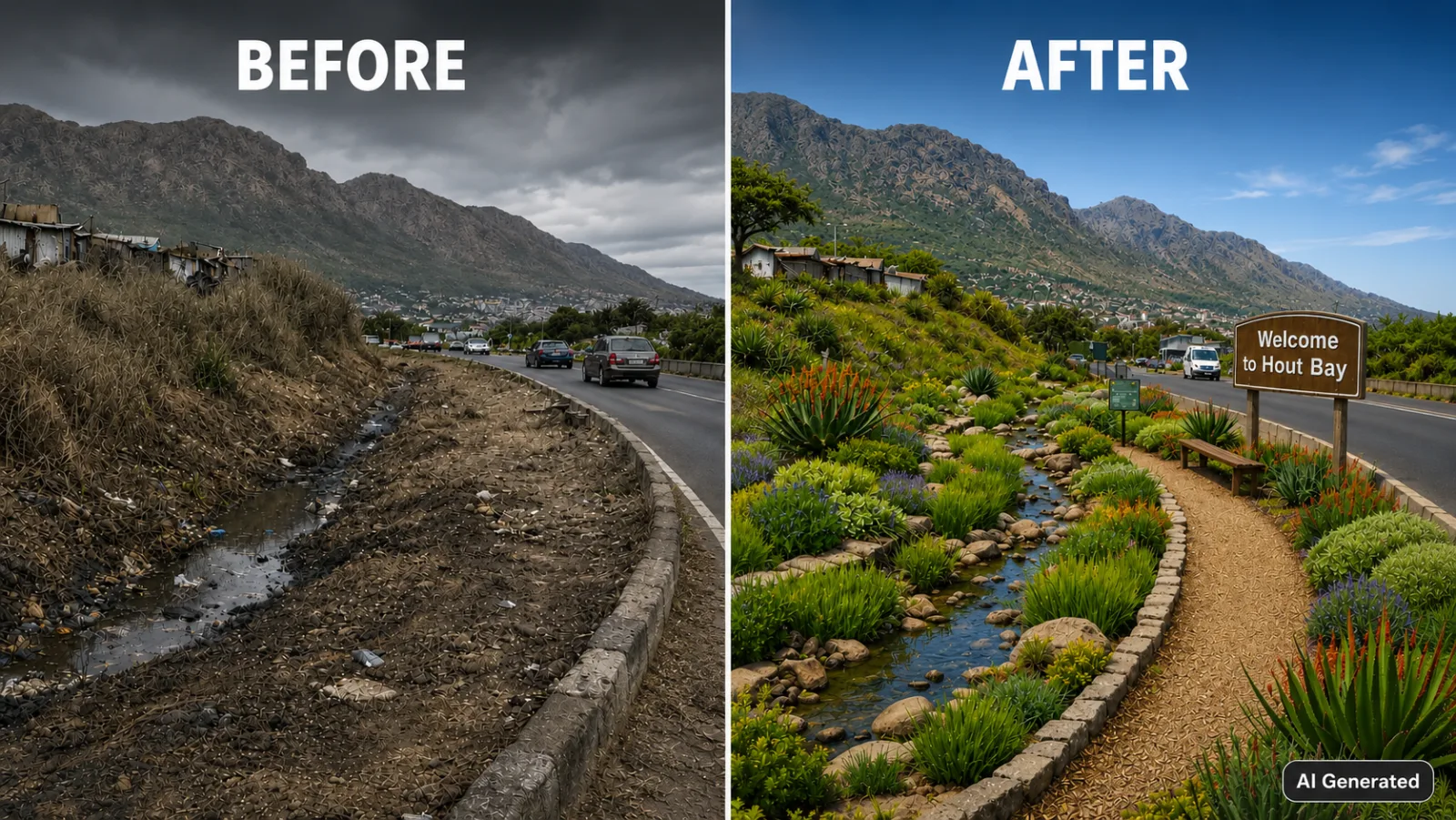 Imizamo Yethu entrance beautification